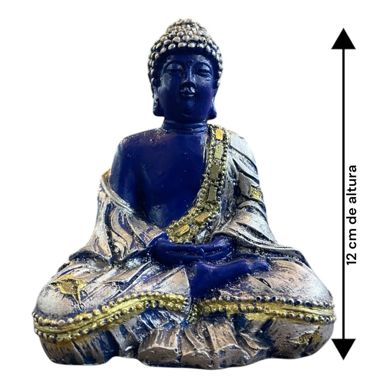Buda Tapete Negro 13x9x6 Azul by HEREJE