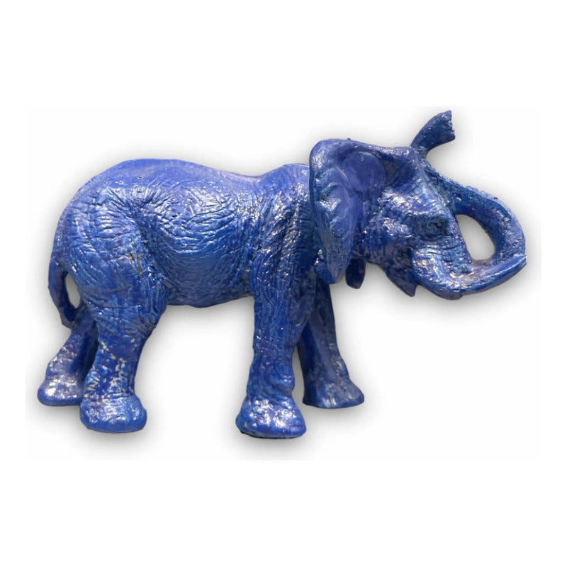 Figura Elefante Y Rinoceronte Azul Feng Shui 8.6cm Y 7.5cm Elefante Solo by HEREJE