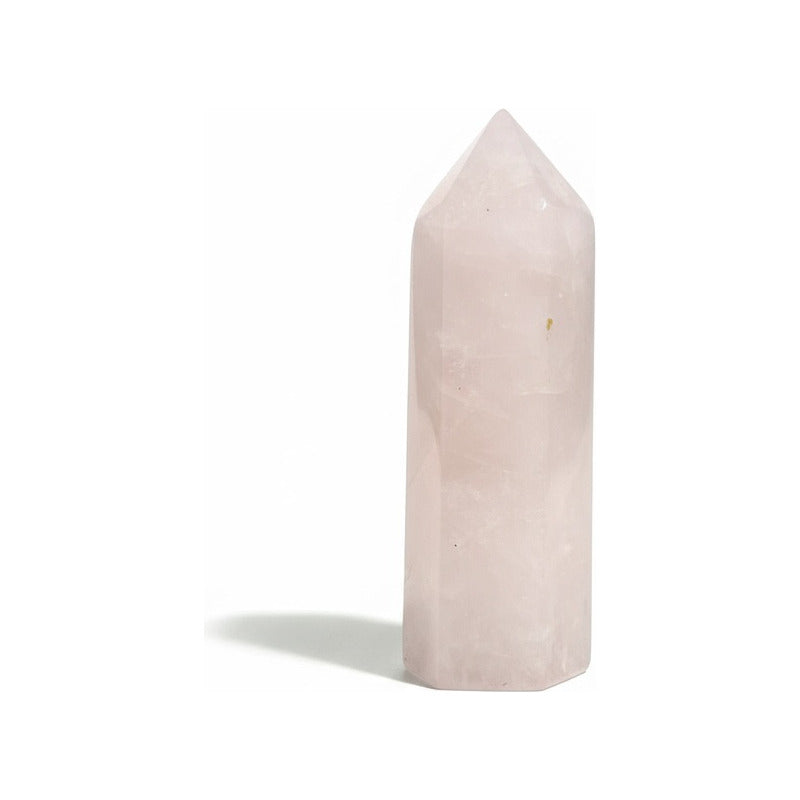 Obelisco De Cuarzo Con Los Chakras Grabados 7cm Rosa by HEREJE