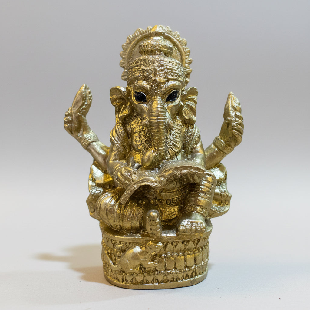 Ganesh Figura Resina Dios De La Prosperidad 7.5 Cm 1 Pieza by ARTICULOS ESOTERICOS LETY