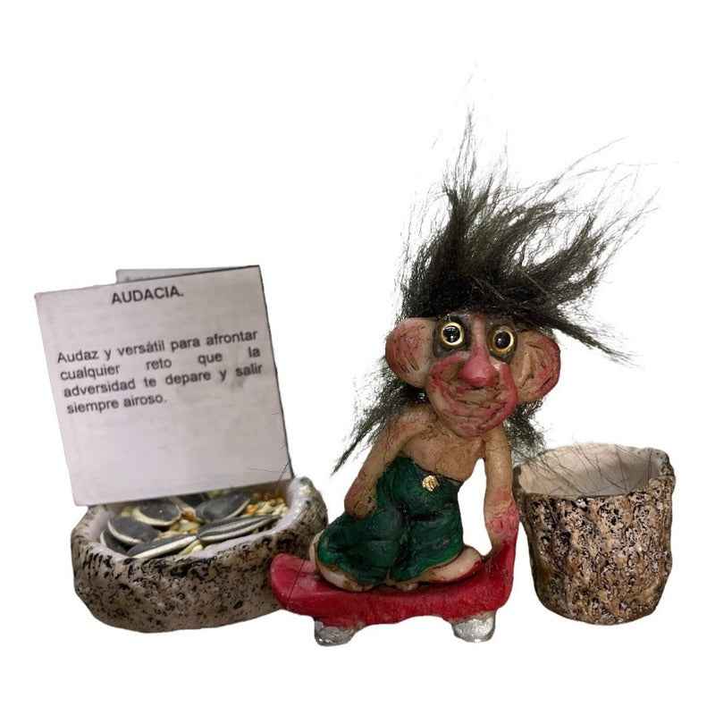 Troll Mini + Comedero + Semillas + Tarjeta Varios Modelos