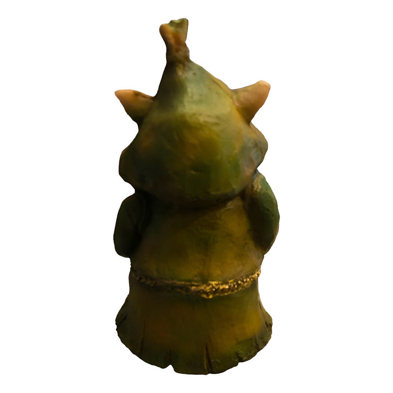 Duende Martillo Figura De Resina Verde by HEREJE