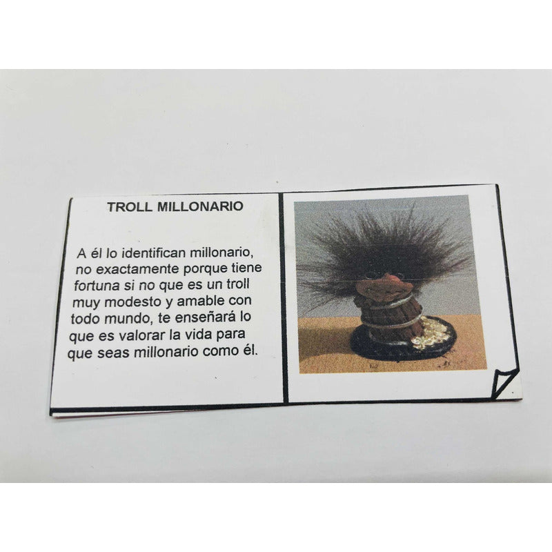 Troll Millonario + Comedero 12cm Figura De Resina Nacional Variado by HEREJE