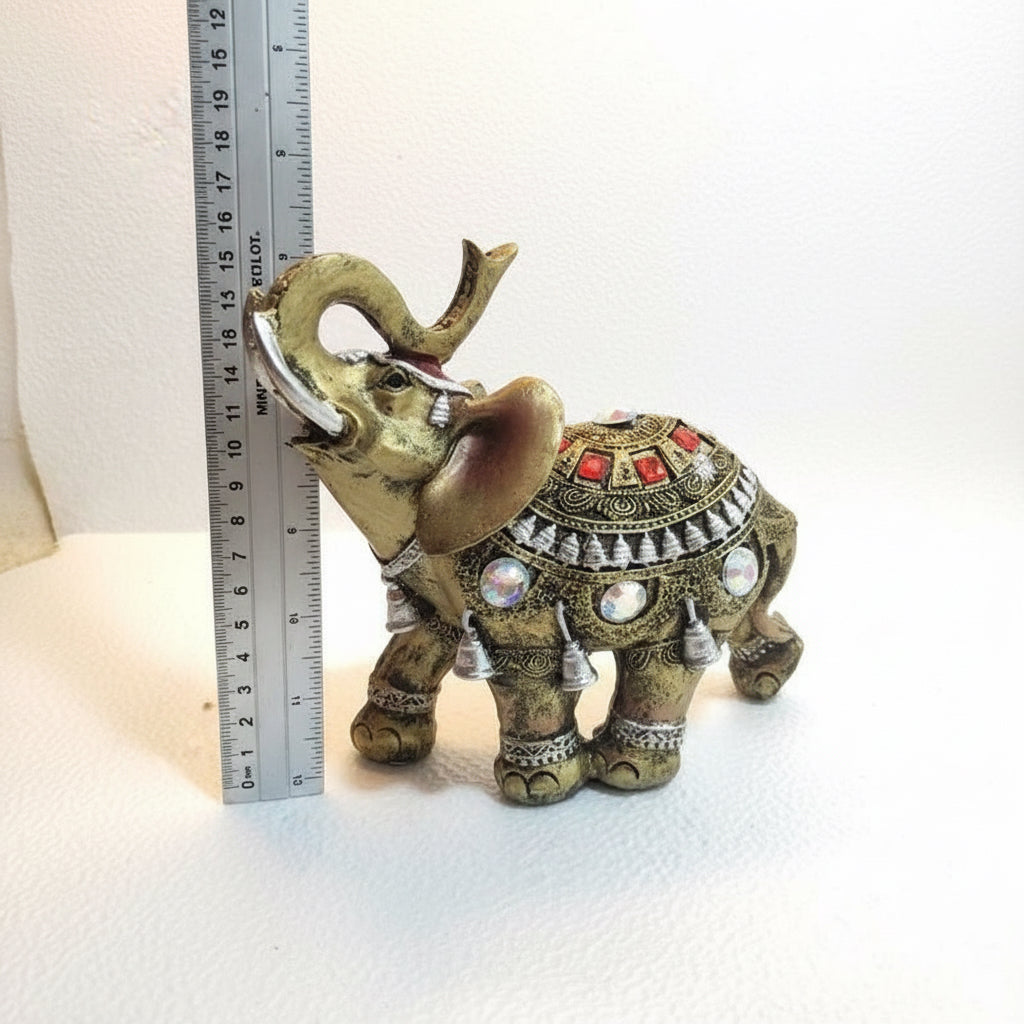 Elefante Dorado Pedreria 15 cmde alto by HEREJE