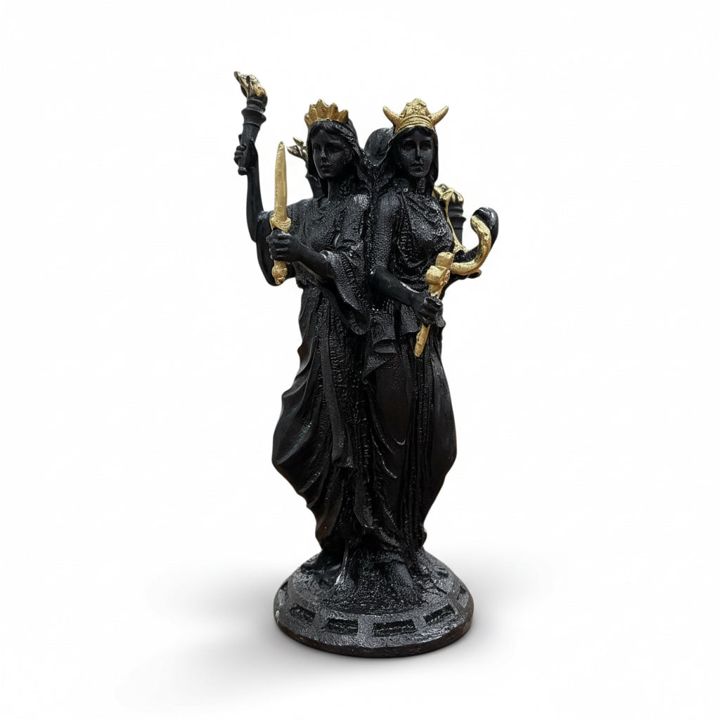 Estatua Hecate Triple Diosa Resina 21cm by HEREJE