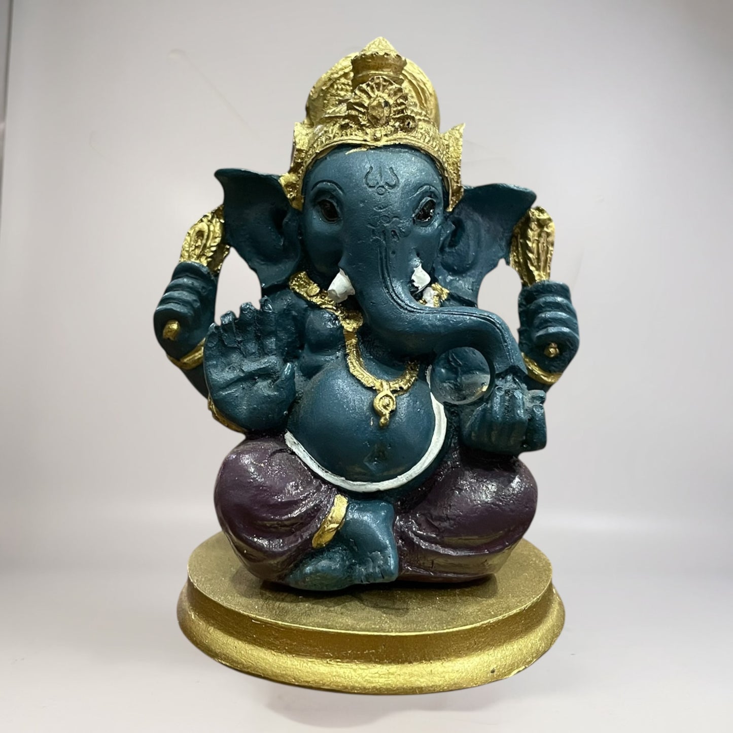 Ganesh 8.5 Cm Resina Nacional Pintado A Mano by ARTICULOS ESOTERICOS LETY