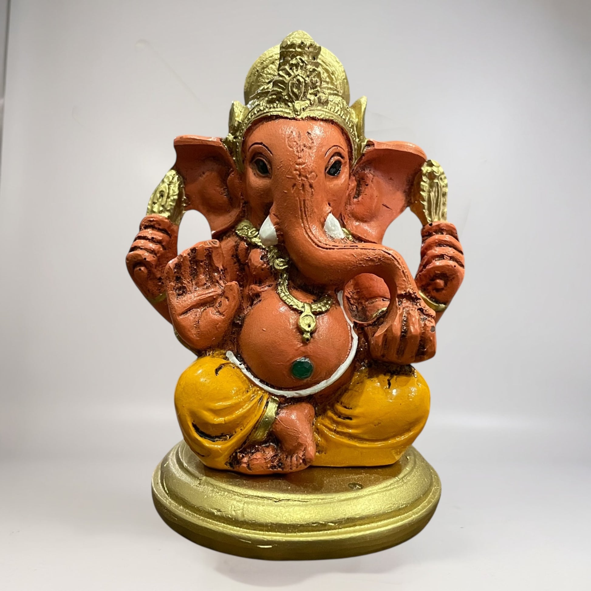 Ganesh 8.5 Cm Resina Nacional Pintado A Mano by ARTICULOS ESOTERICOS LETY