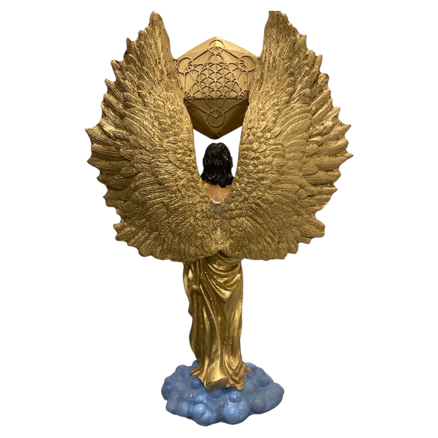 Metatron Arcangel Resina Nacional Pintado A Mano 32 Cm by HEREJE