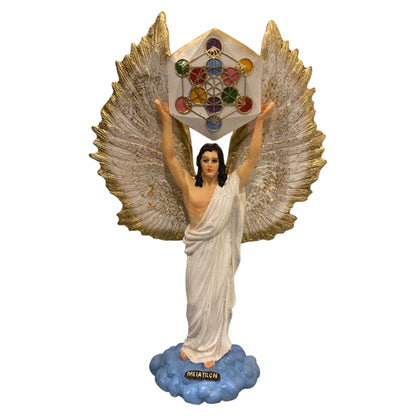 Metatron Arcangel Resina Nacional Pintado A Mano 32 Cm by HEREJE