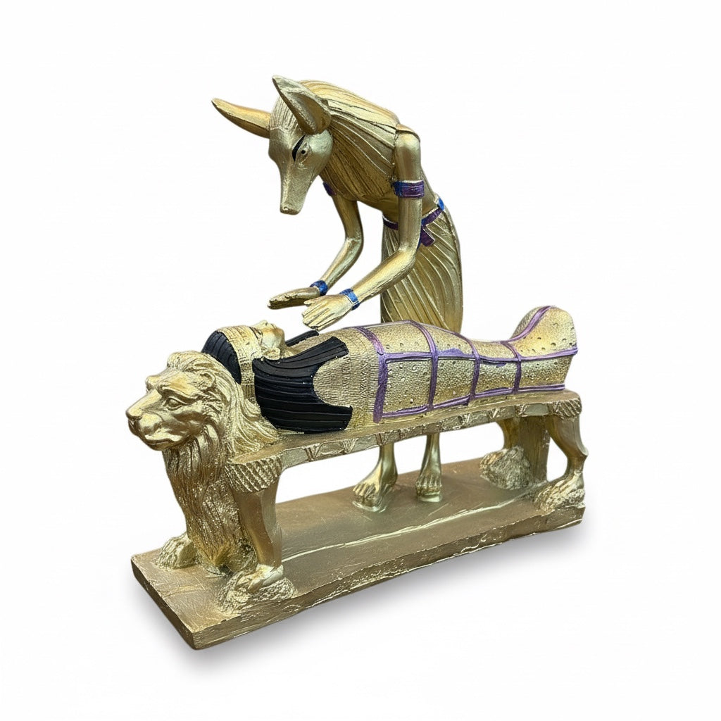 Estatua Anubis Resina 10076 Lety Original. by HEREJE