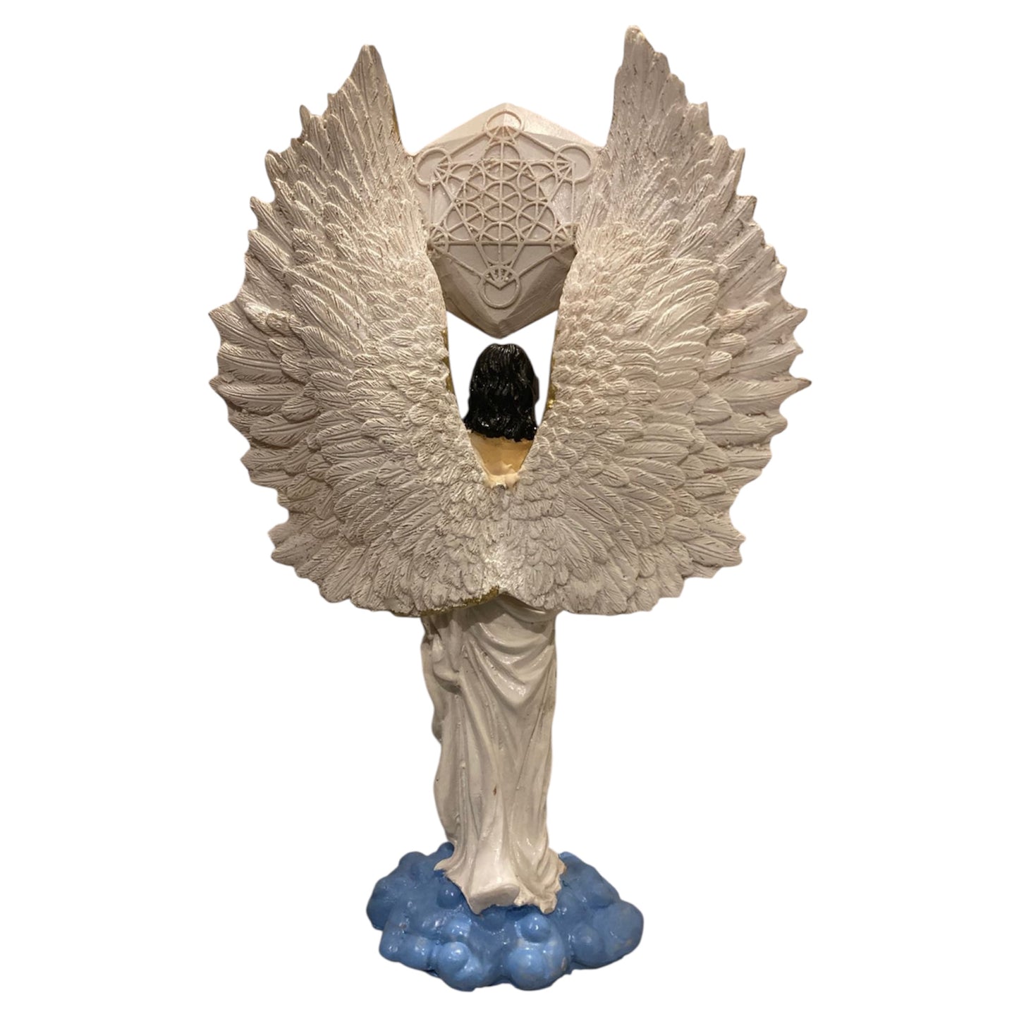 Metatron Arcangel Resina Nacional Pintado A Mano 32 Cm by HEREJE