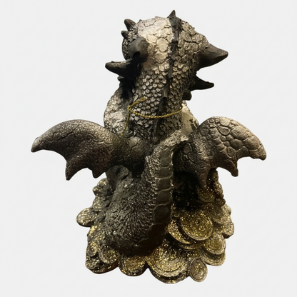 Dragón Tipo Bebe Resina 14.5 Cm Nacional Pintado A Mano. by HEREJE