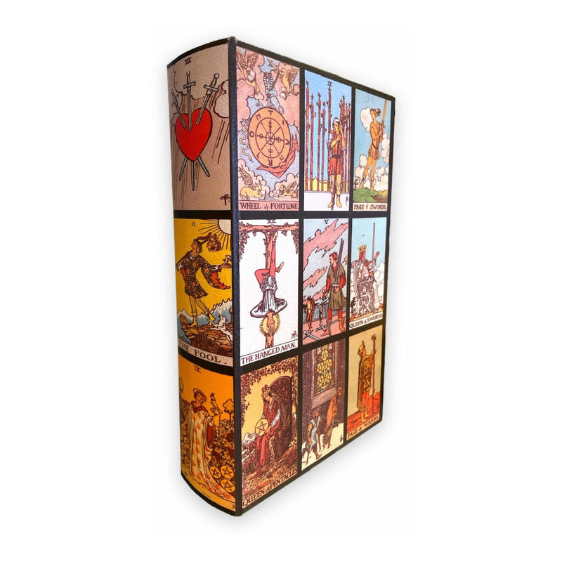 Caja De Seguridad Libro Tarot Forro Vinil Negro by HEREJE