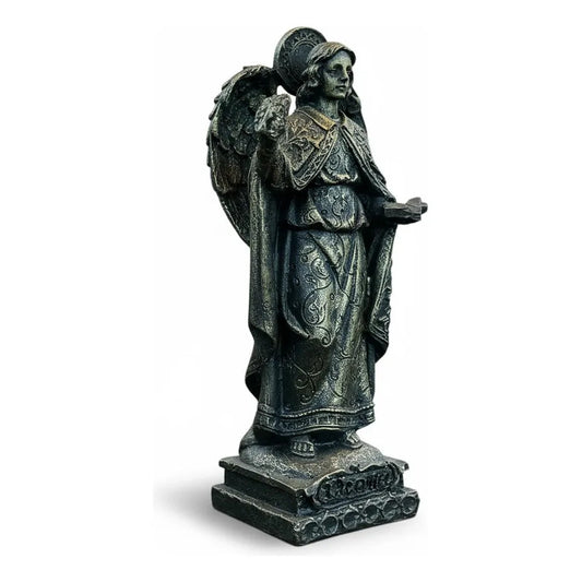 Arcángel Estatua De Resina De 12.5 Cm De Altura Oro Viejo Zadquiel by HEREJE