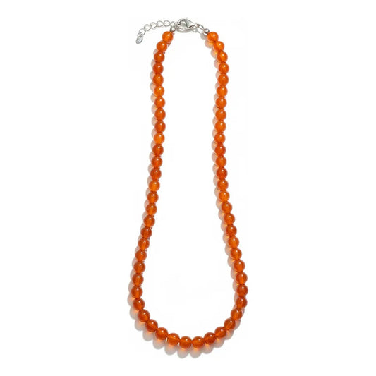 Amatista Collar De Piedra Natural Cornalina by HEREJE