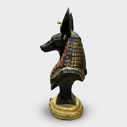 Anubis Busto Figura Resina Naciona 22 Cm Negro by HEREJE