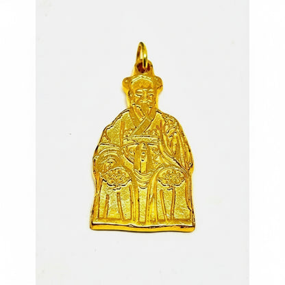 Gran Duque General Yan Xin Feng Shui Amuleto Baño Oro 3.5cm by HEREJE