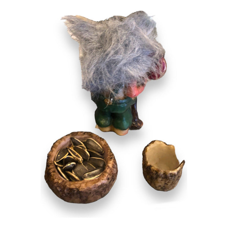 Troll Amor + Comedero 9 Cm Alto En Resina Nacional. Amor by HEREJE