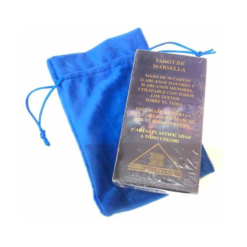 Tarot Marsella + Amuleto + Bolsa + Libro Reverso Cuadriculad by HEREJE
