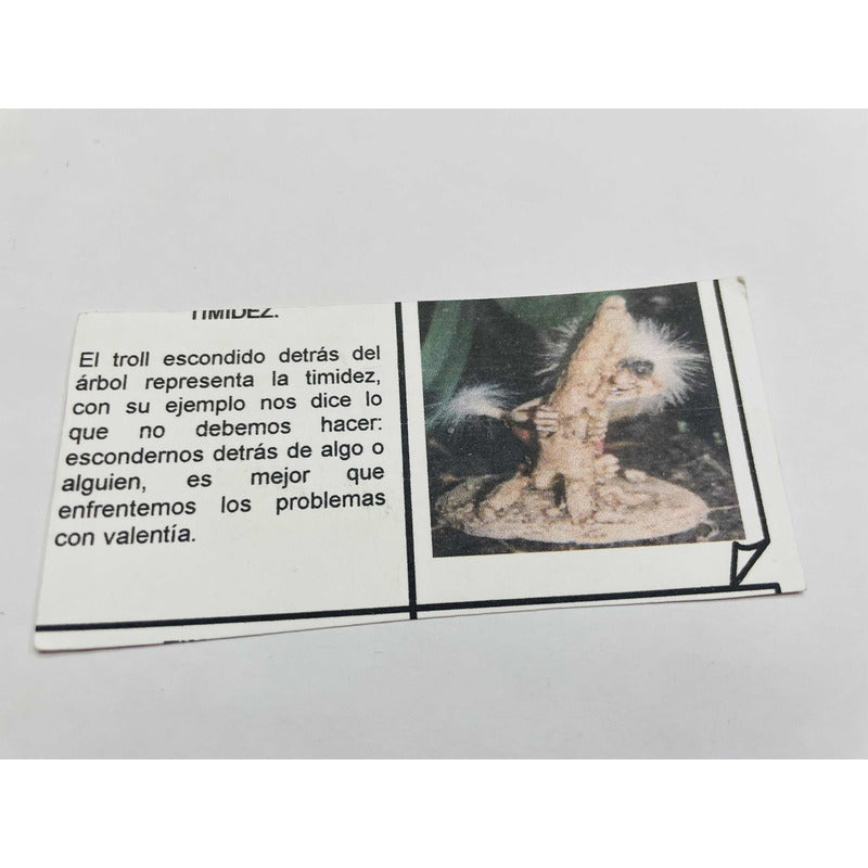 Troll Timidez 11 Cm Figura En Resina Nacional. Azul by HEREJE