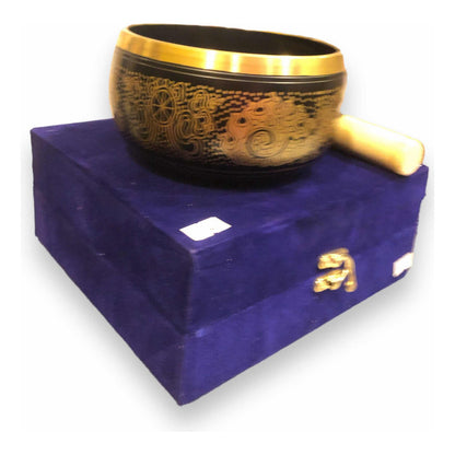 Cuenco Tibetano 15cm Dorado by HEREJE