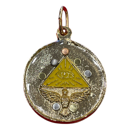 Pentagrama Ritualizado Mediano 7 Metales Tetragramaton 25mm by ARTICULOS ESOTERICOS LETY