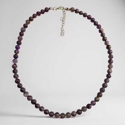 Amatista Collar De Piedra Natural Amatista by HEREJE