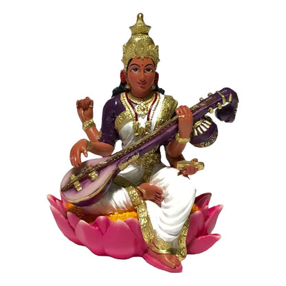 Saraswati Diosa De La Esencia Y El Ser, Resina Mantralizada Carne by HEREJE