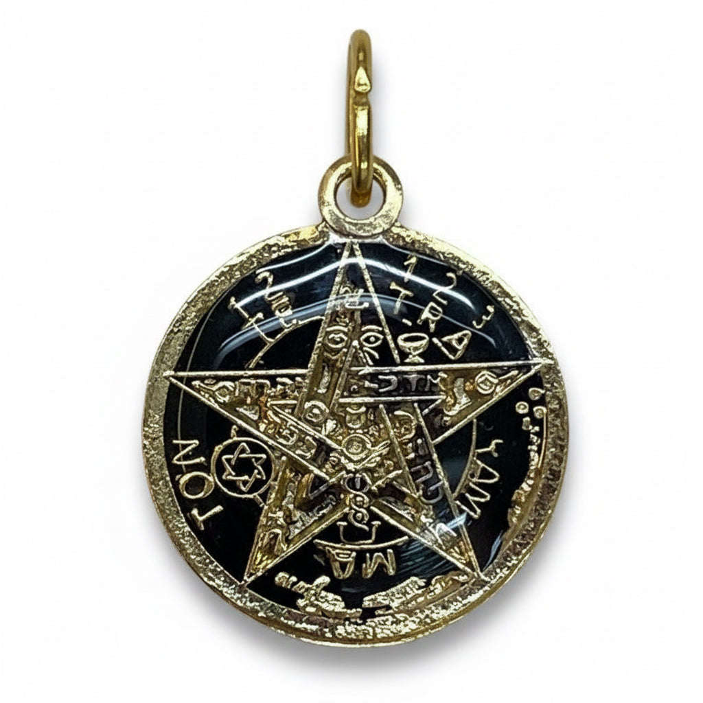 Pentagrama O Tetragramatón Ritualizado 7 Metales 15mm by ARTICULOS ESOTERICOS LETY