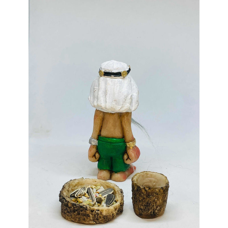 Troll Dinero (jalil) + Comedero 11 Cm Figura En Resina. Verde by HEREJE