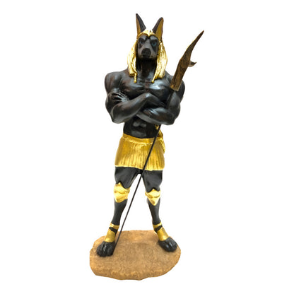 Anubis Figura Resina Naciona 25 Cm (fornido) Negro by HEREJE