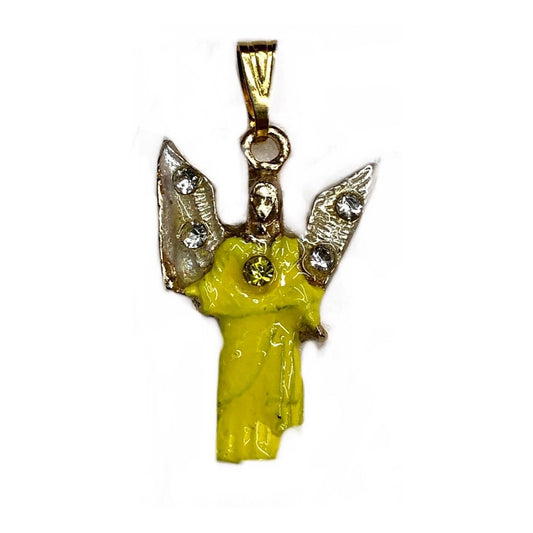 Arcangel Jofiel Dije Baño De Oro Con Cristal by ARTICULOS ESOTERICOS LETY