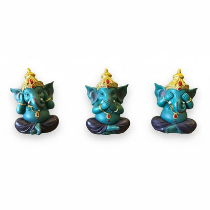 Juego De 3 Ganesh 10cm by HEREJE