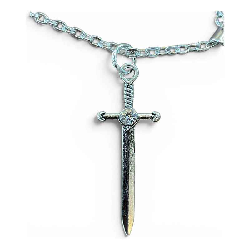 Collar Con Dije Medalla San Miguel Arcángel Acero Inoxidable Plateado