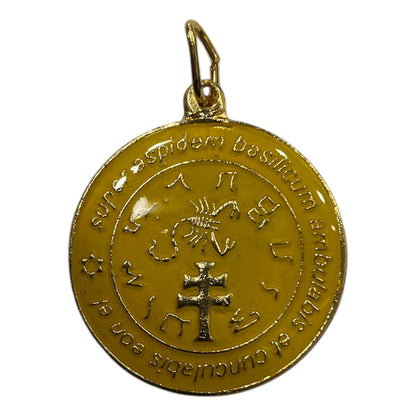 Exterminador Talisman Amulento Encapsulado Y Baño De Oro 3cm by ARTICULOS ESOTERICOS LETY