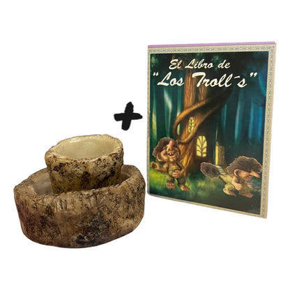 Comedero Y Bebedero Para Troll + Semillas Café by ARTICULOS ESOTERICOS LETY