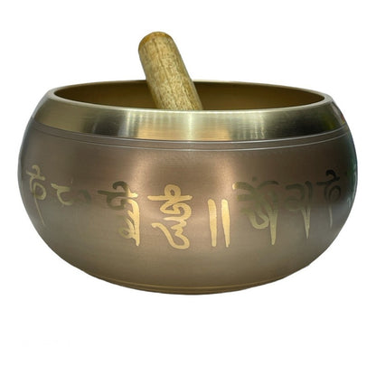 Cuenco Tibetano 18cm De Diámetro 7 Metales Importado Indu by HEREJE