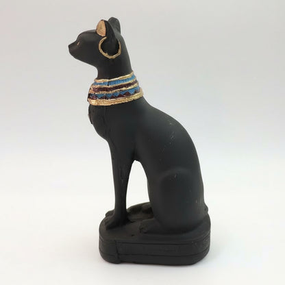 Gato Egipcio Resina Nacional 17.5cm Negro by ARTICULOS ESOTERICOS LETY
