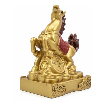 Caballo Año Chino Escultura De Resina 9x6x5cm by HEREJE