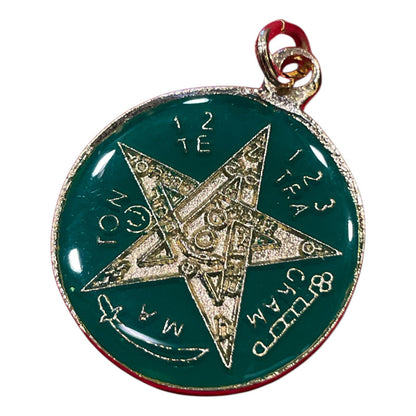 Pentagrama Ritualizado Mediano 7 Metales Tetragramaton 25mm by ARTICULOS ESOTERICOS LETY