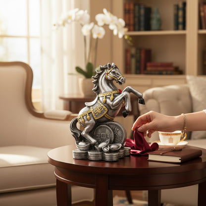 Caballo Año Chino Estatua De Resina 18x13x8.5 Cm by HEREJE