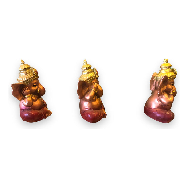 Juego De 3 Ganesh 10cm by HEREJE
