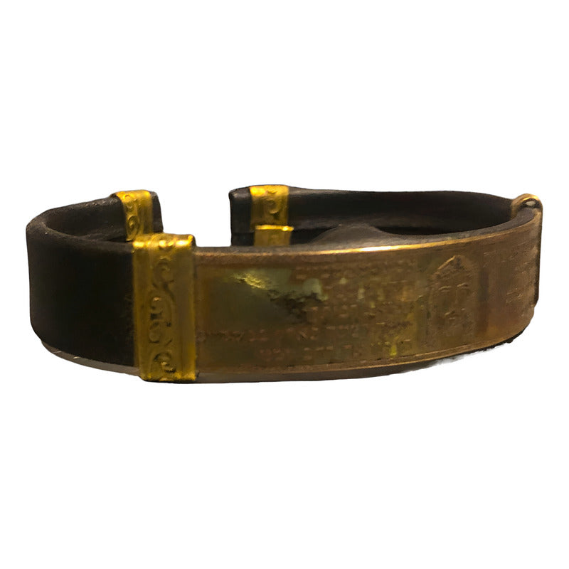 Brazalete Padre Nuestro Hebreo Tipo Piel by HEREJE