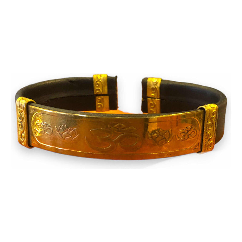 Brazalete Om Mani Padme Hum Negro 8 Cm 20.32 Cm by ARTICULOS ESOTERICOS LETY