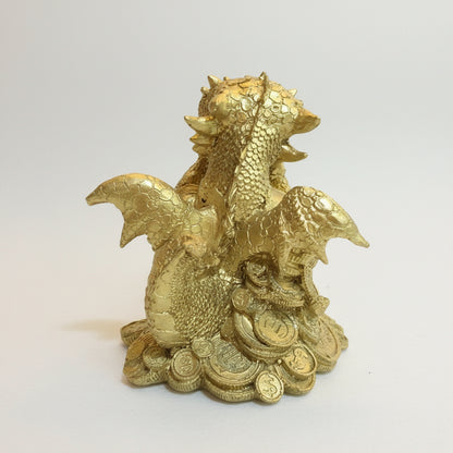 Dragón Tipo Bebe Resina 14.5 Cm Nacional Pintado A Mano. by HEREJE