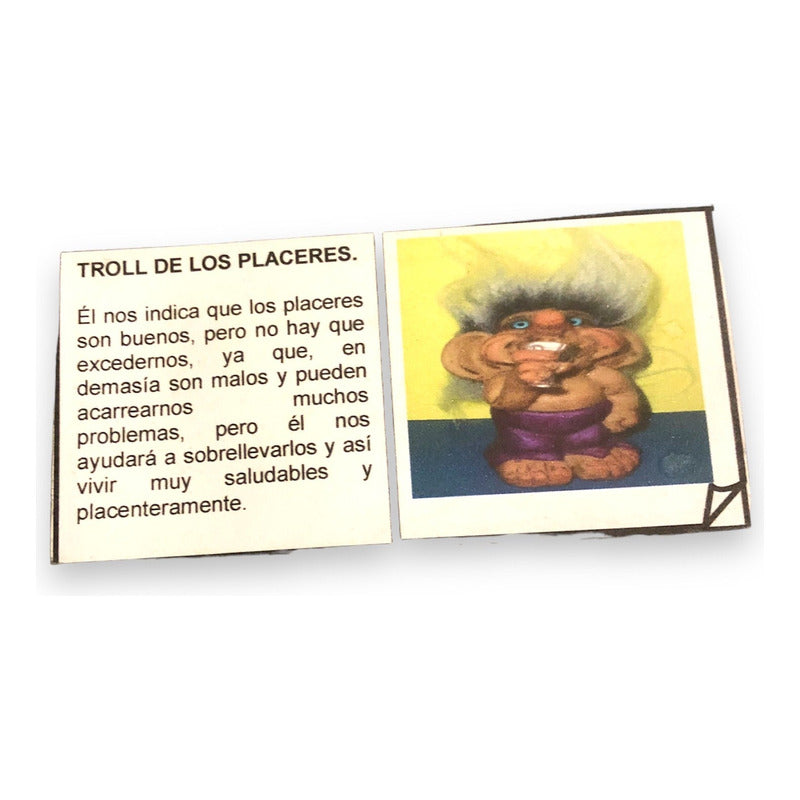 Troll Placeres + Comedero 10 Cm Figura En Resina Nacional Variado by HEREJE