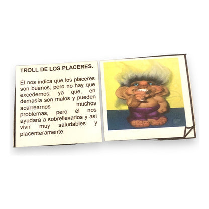 Troll Placeres + Comedero 10 Cm Figura En Resina Nacional Variado by HEREJE