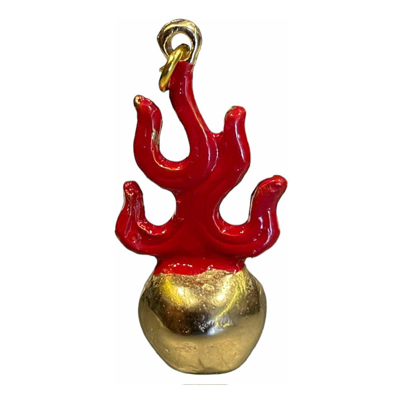 Bola De Fuego Amuleto De Feng Shui Baño De Oro 3 Cm Alto by ARTICULOS ESOTERICOS LETY