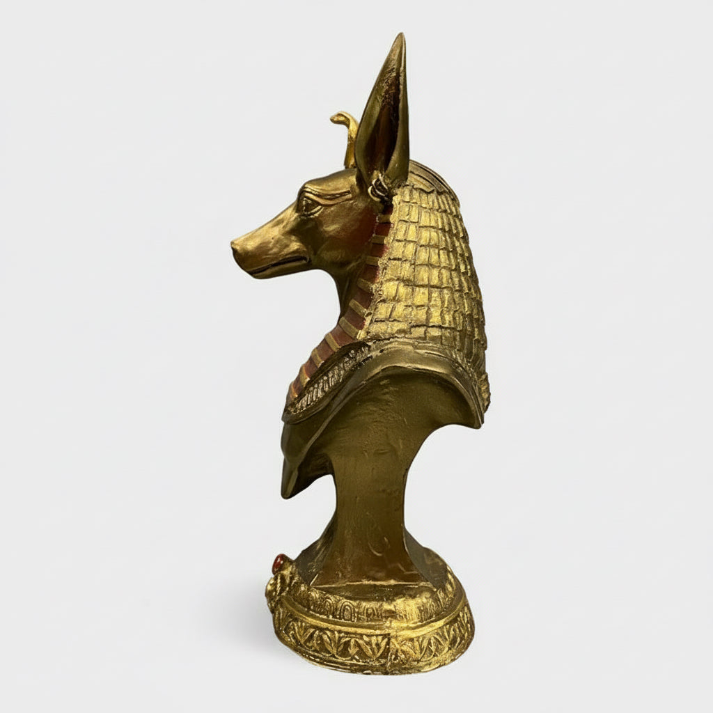 Anubis Egipcio Figura De Resina 23cm Tipo Bronce Tipo Bronce by HEREJE