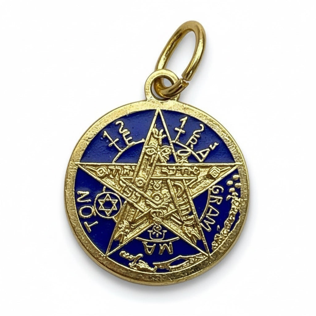 Pentagrama O Tetragramatón Ritualizado 7 Metales 15mm by ARTICULOS ESOTERICOS LETY